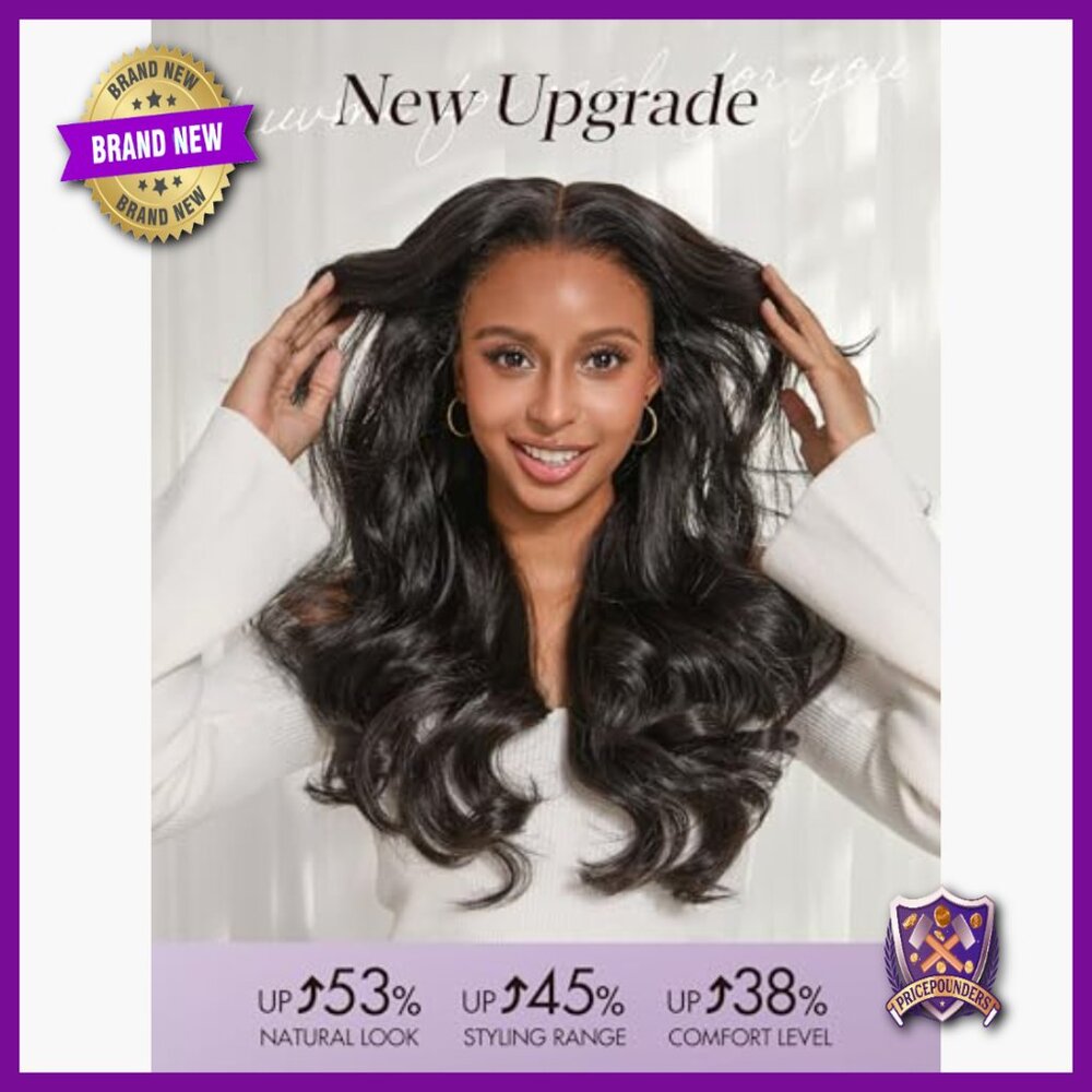 13x4 HD Lace Front Human Hair Wig 26in Body Wave Glueless Adjustable Cap - Picture 4 of 6
